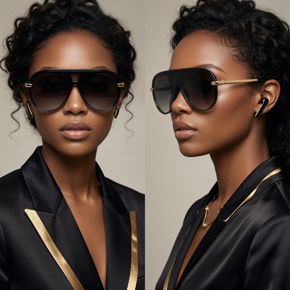 Designer Inspired, Luxury, Chic, Glam, Retro, Streetwear, Sunglasses Women Ladys
